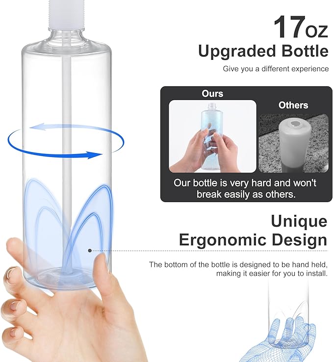 GAGALIFE Soap Dispenser for Kitchen Sink, ABS in Counter Soap Dispenser - Image 7