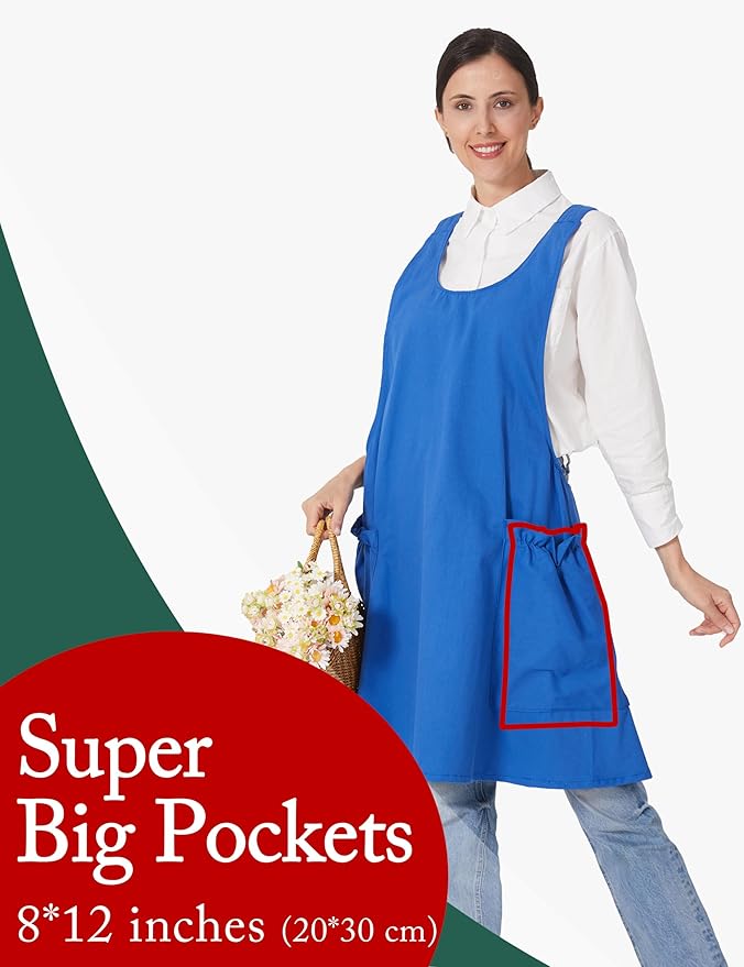 Cozy Adjustable Cross Back Aprons - Image 2