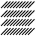 MECCANIXITY 60Pcs Slotted Split Roll Pins 7/50 Inch Dia. 1-1/5 Inch Length 65Mn by MECCANIXITY