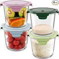 Freshmage 23oz Glass Meal Prep Containers by Freshmage