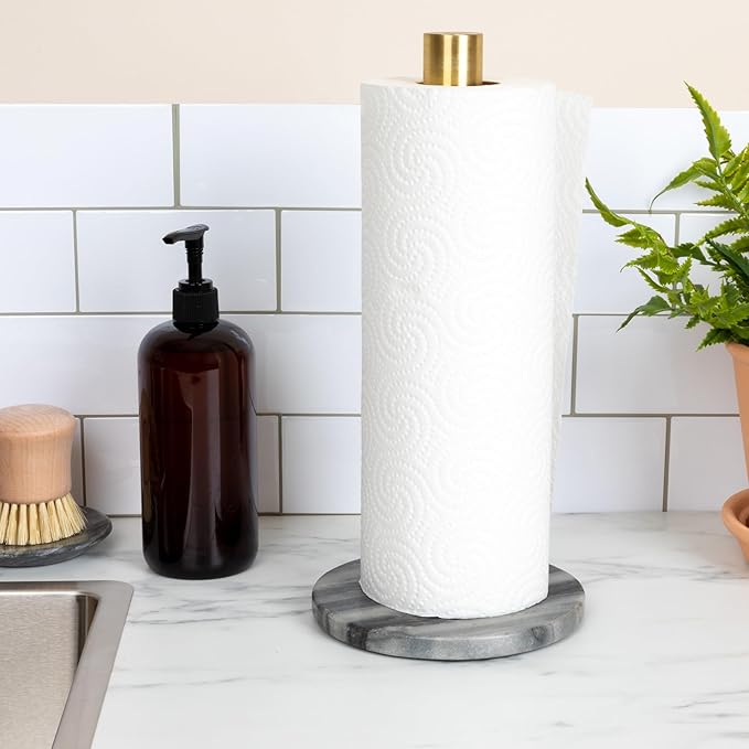 Modern Marble Paper Towel Holder - Image 7