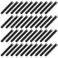 MECCANIXITY 60Pcs Slotted Split Roll Pins 6/25 Inch Dia. 2 Inch Length 65Mn by MECCANIXITY
