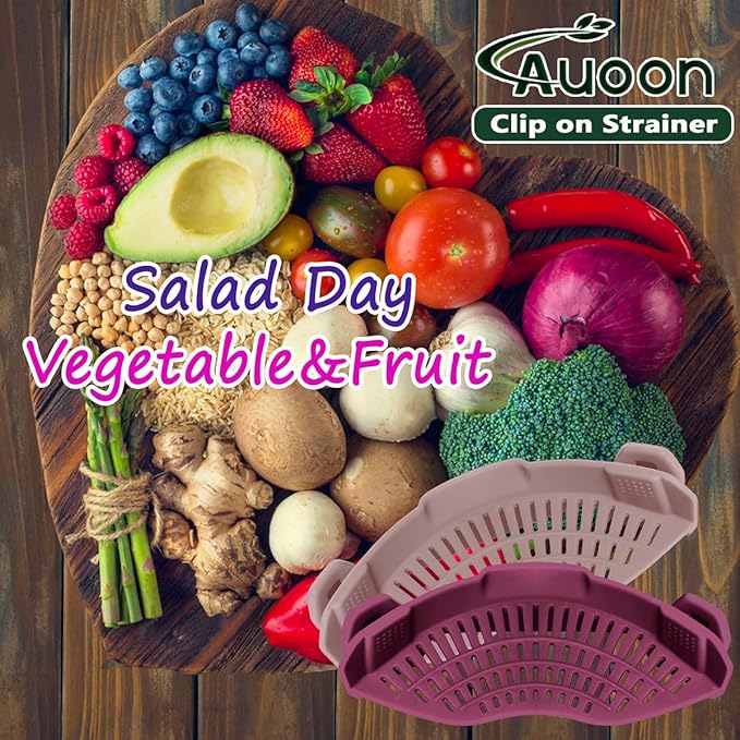 AUOON Silicone Clip on Strainer - Image 5