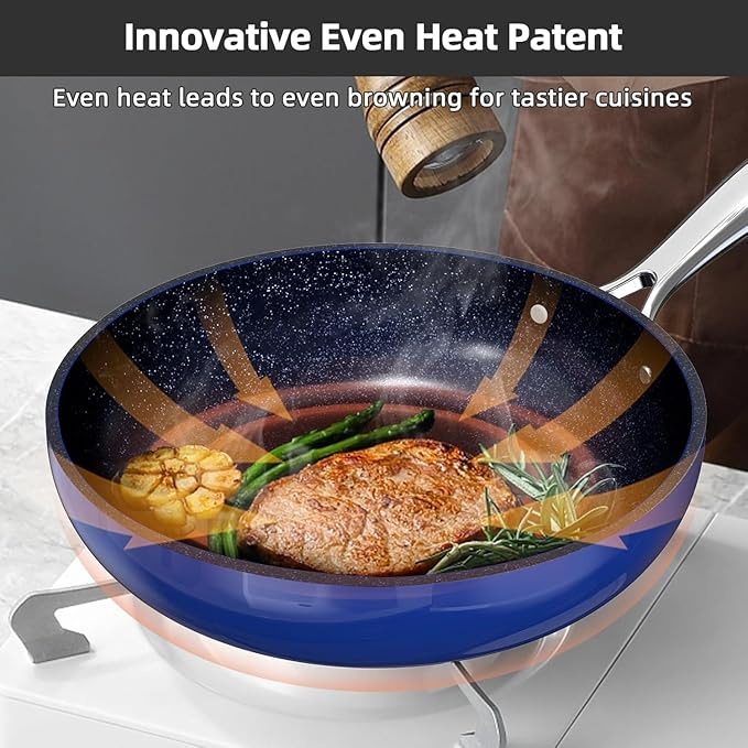Nuwave Lux 13pc Forged Lightweight Cookware Set PFAS Free, Healthy G10 Duralon - Image 3