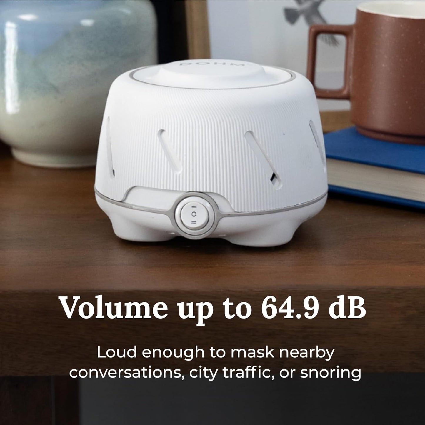 Yogasleep Dohm (2 Pack White/Gray) The Original White Noise Machine, Relaxing Natural Sound from a Real Fan, Sleep Aid & Noise Cancelling for Adults & Baby, Office Privacy & Meditation, Baby Registry