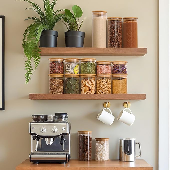 ComSaf Glass Spaghetti Pasta Storage Container - Image 5