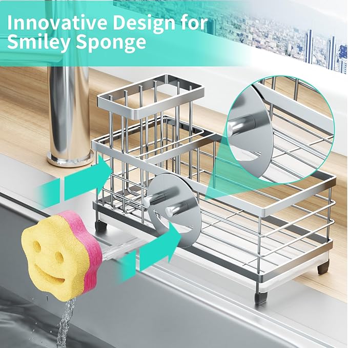 HapiRm Sponge Holder for Kitchen Sink - Image 2
