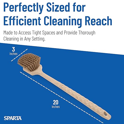 SPARTA 40501EC25 Plastic Large Scrub Brush, Kitchen Brush, Utility Brush - Image 5