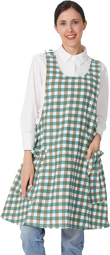 Cozy Adjustable Cross Back Aprons by APRONNER