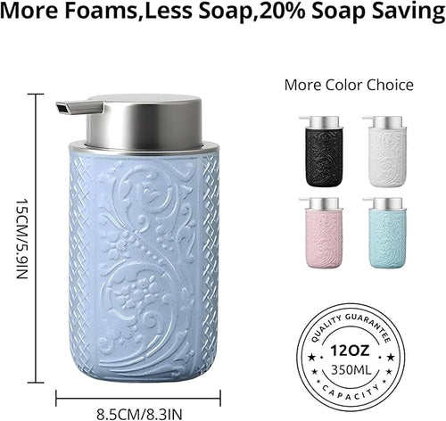 12OZ/350ML Ceramic Foaming Soap Dispenser Empty Hand Soap Dispenser Refillable - Image 2