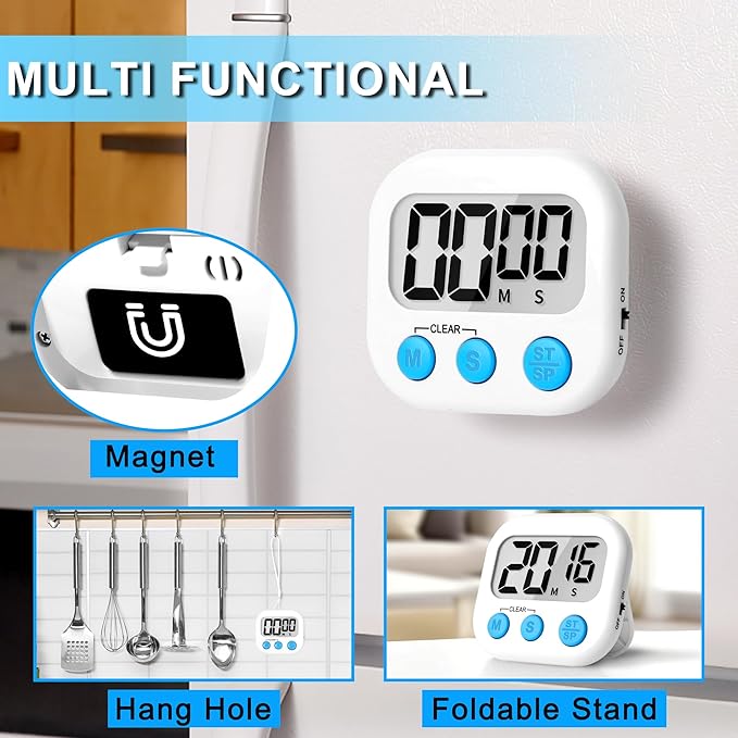 ZILLEEN Classroom Timer for Kids Teachers 2 Pack Digital Timers - Image 2
