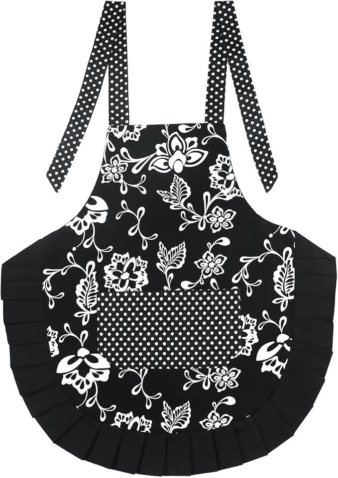 G2PLUS Vintage Floral Kitchen Apron - Image 4