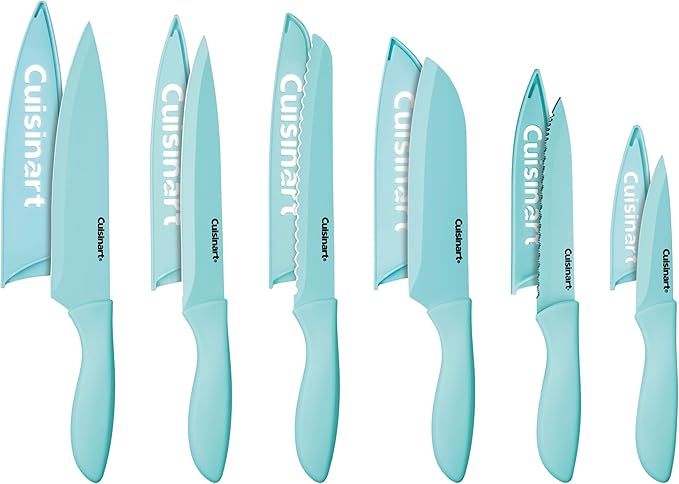 Cuisinart 12-Piece Kitchen Knife Set, Advantage Color Collection by Cuisinart