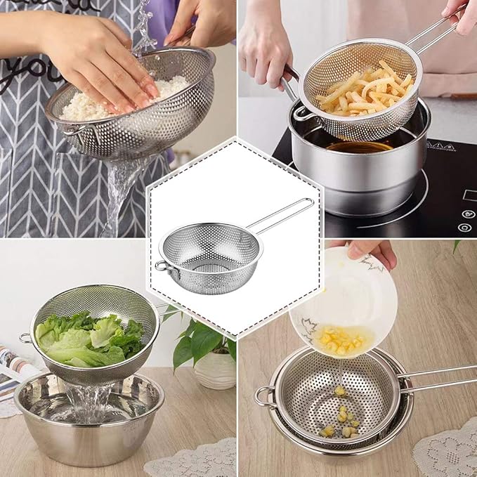 Stainless Steel Colander Fine Mesh Colander - Image 5