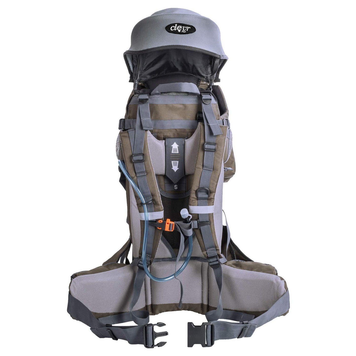 ClevrPlus Urban Explorer Child Carrier Hiking Baby Backpack, Olive Green