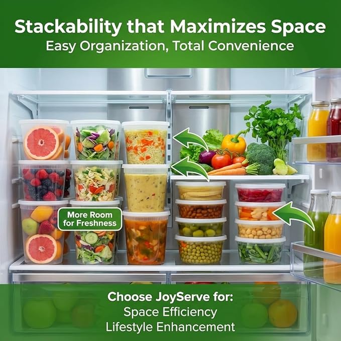 JoyServe 24 Sets Deli Containers - Image 9