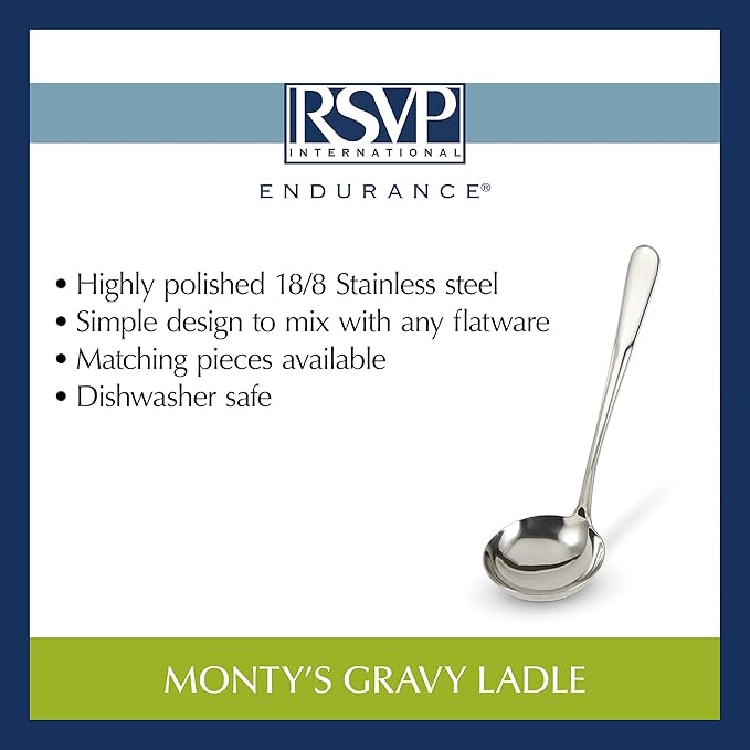 RSVP International Endurance Flatware Collection Stainless Steel, Dishwasher - Image 7