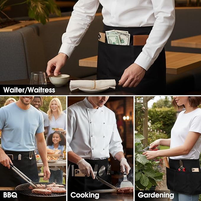 BOHARERS Server Aprons Waitress Aprons - Image 6