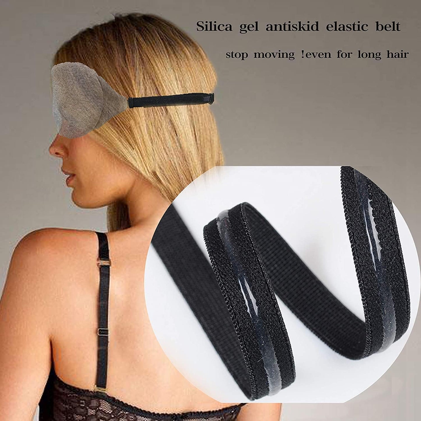 3D Eye mask for Sleeping,Machine Washable, Sleep Mask for Women, Blinder Blindfold Airplane(Black+Rose)