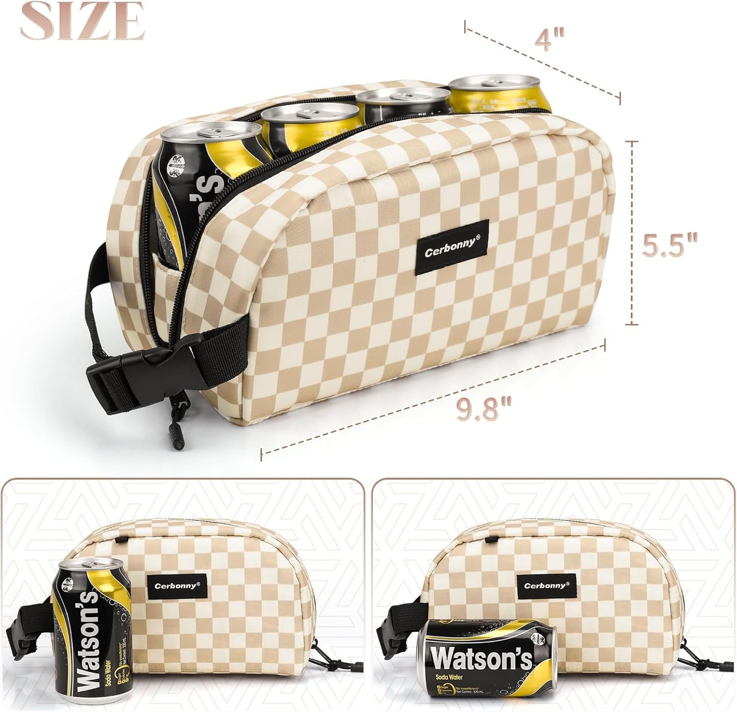 Small Cooler Bag Freezable Lunch Bag for Work School Travel,Leak-proof Small Lunch Bag,Small Insulated Bag For Kids/Adults,Freezer Lunch Bags,Freezable Snack Bag,Mini Lunch Bag 9.8x5.5x4 inch