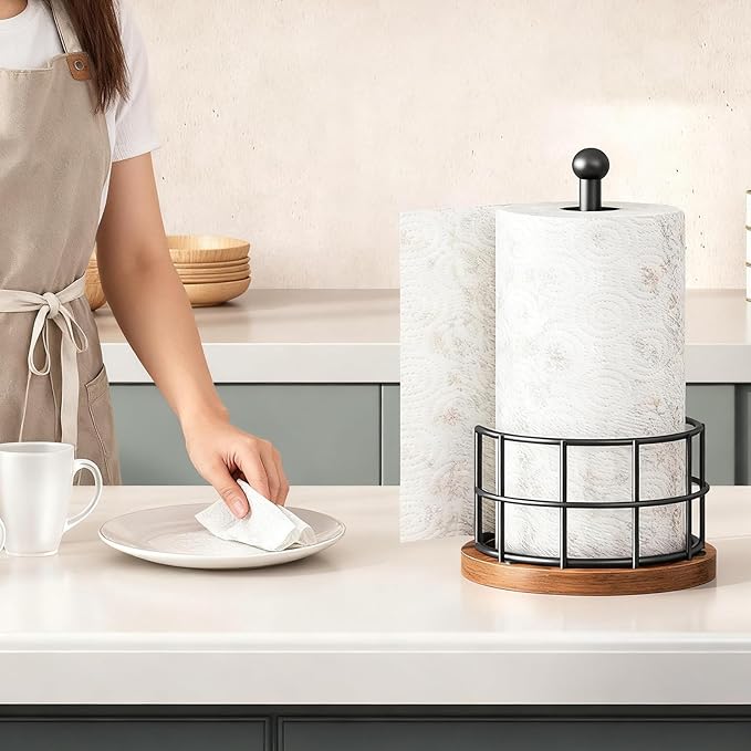 YATINEY Paper Towel Holder, Kitchen Paper Towel Holder - Image 3