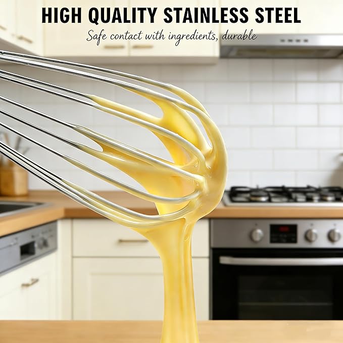 3 Packs Stainless Steel Whisk Set-Whisks - Image 6