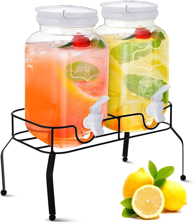 Teenyyou 2 Pcs Plastic Drink Dispensers - Image 2
