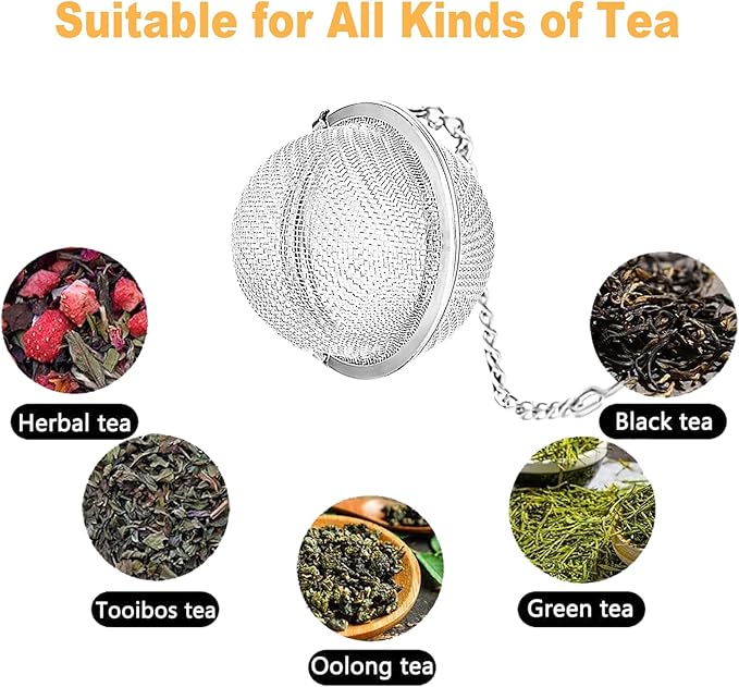 TeaSanavie 2 Pack Tea Infuser for Loose Leaf Tea - Image 7