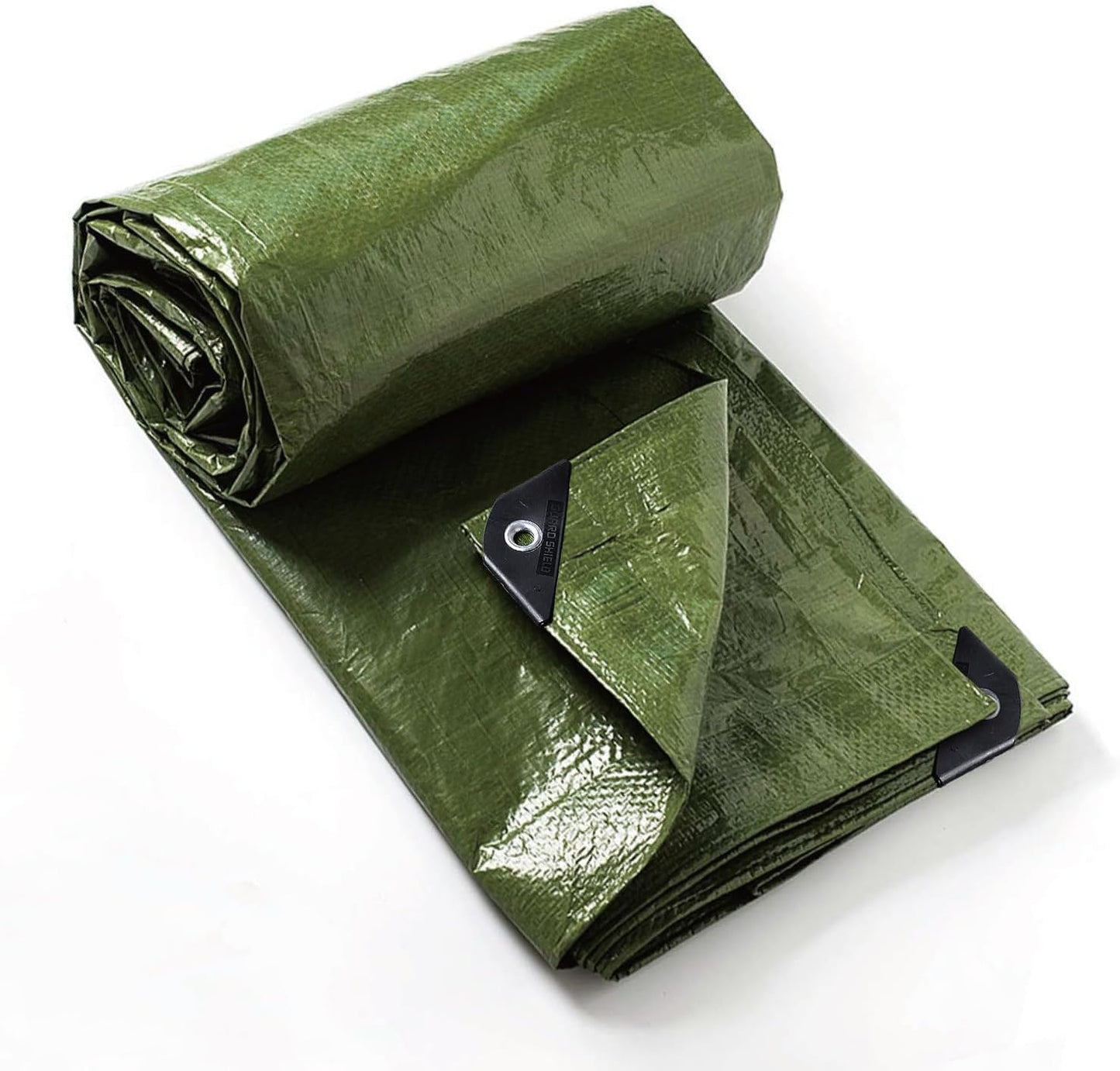 GUARD SHIELD Tarp Green 8x12 Feet Multi Purpose Waterproof Poly Tarp Cover 5mil