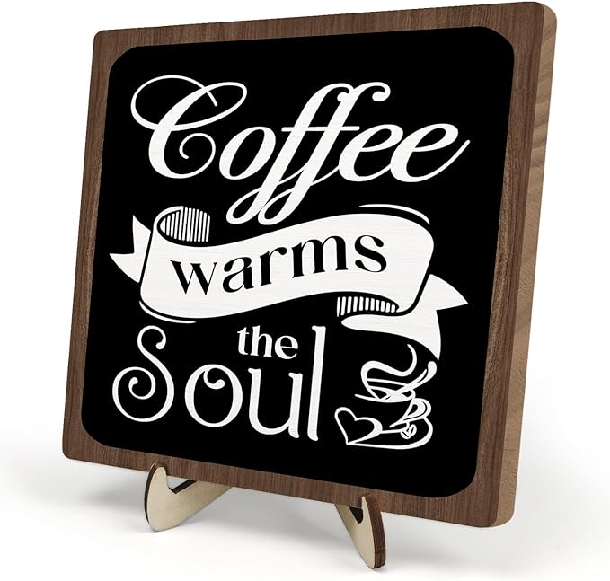 Coffee Bar Sign Plaque, Vintage Café Decor by DMADNF
