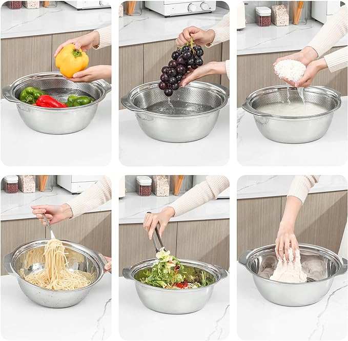 304 Stainless Steel Microporous Colander - Image 3