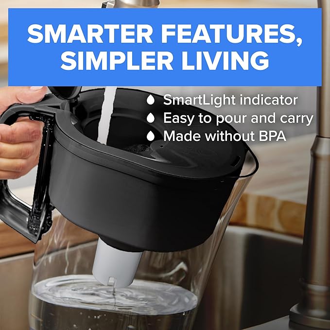 Brita Small 6 Cup Water Filter Pitcher, 1 BritaPlus Filter - Image 4