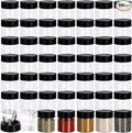 100 Pack 4 oz Spice Jars Plastic Clear Empty Bottles by Yiyiring