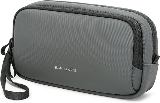 BANGE Travel Organizer Case, Water Resistant Electronics Travel Bag Organizer for Cable,Easy to store backpacks (Grey)