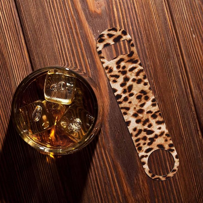 Leopard Pattern Stainless Steel Bottle Opener Cheetah Animal Print Beautiful - Image 7