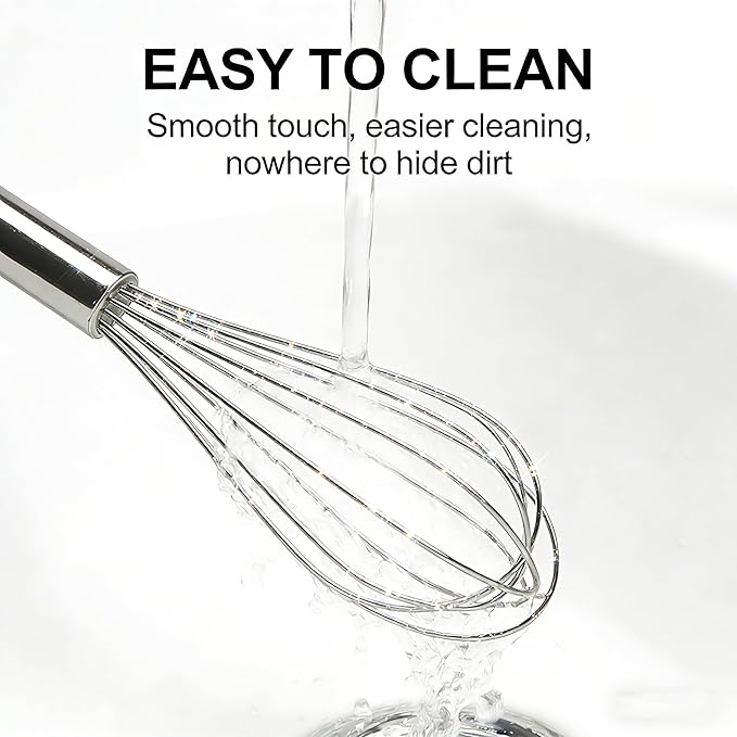 3 Packs Stainless Steel Whisk Set-Whisks - Image 7