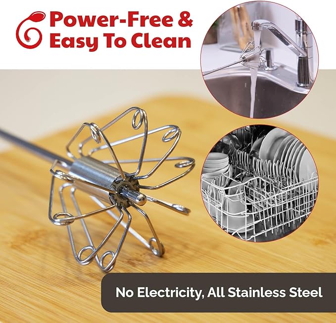 Stainless Steel Egg Beater - Image 8