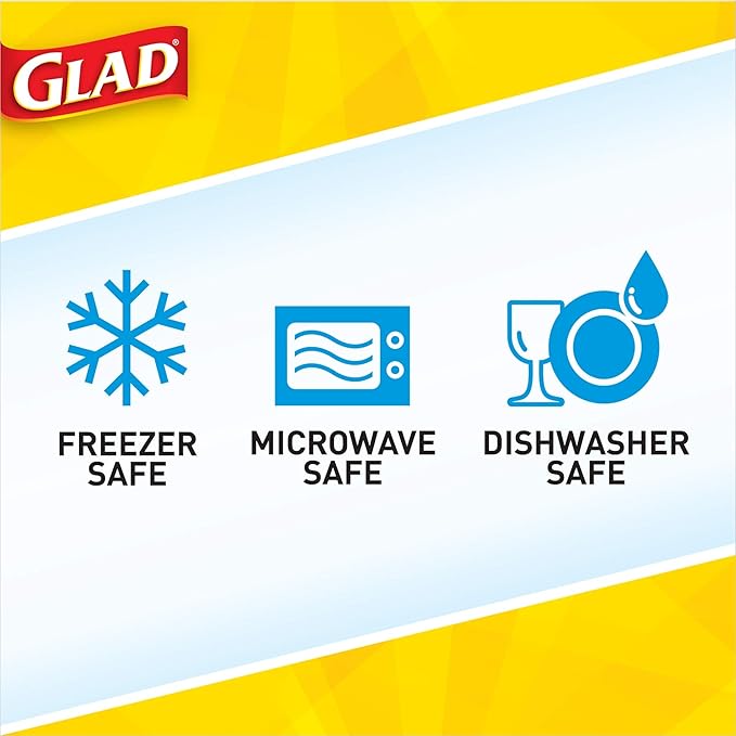 Glad GladWare to Go Lunch Food Storage Containers - Image 3