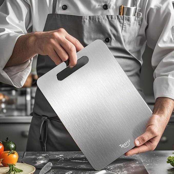 2 Pack Titanium Cutting Board - Image 7