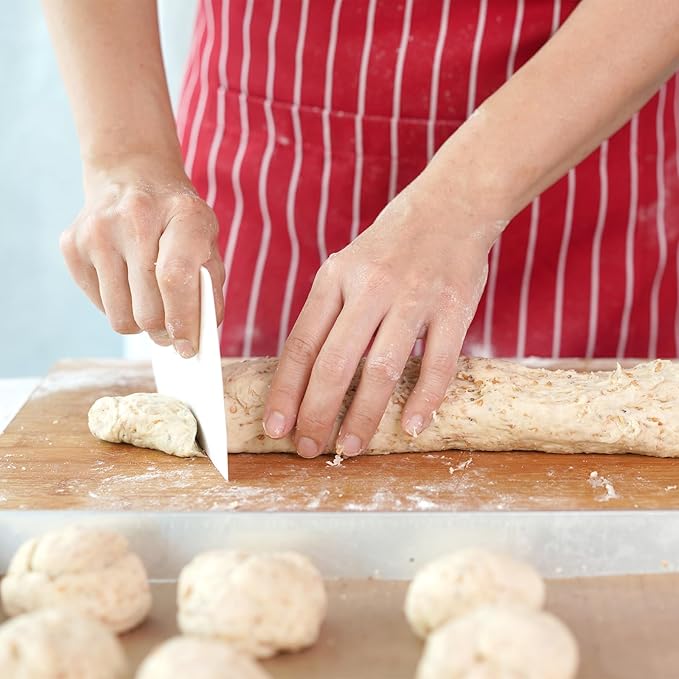 20 Pcs Plastic Dough Scraper, Sourdough Bread Baking Supplies, Baking Bench - Image 6