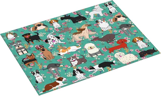 Dog Dish Drying Mat For Kitchen Microfiber Drying Mats Absorbent Reversible - Image 2