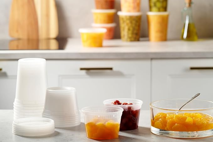 Munfix 48 Pack 16 Oz Plastic Deli Containers - Image 7