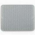 Silicone Drying Mat 16 × 12 – Gray Non-Slip Sink Mat by Unknown