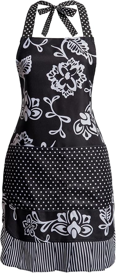 Vintage Floral Apron for Women by AlexVirtue