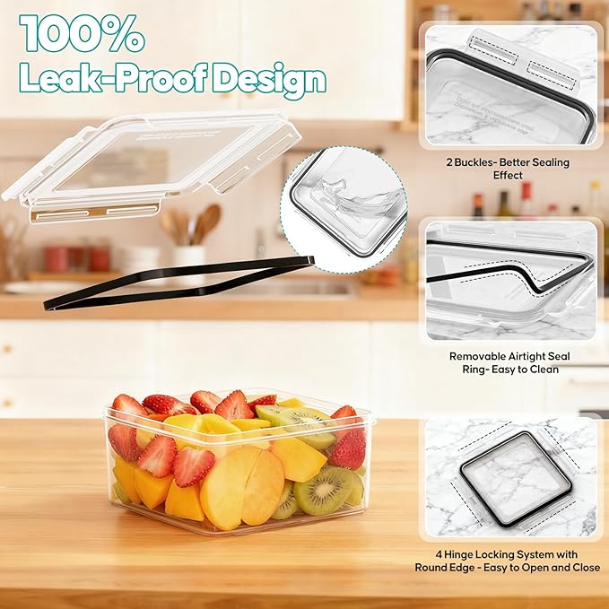 40 Pcs Food Storage Containers - Image 4