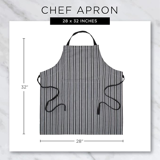 DII unisex Chef Style Cotton Apron - Image 10