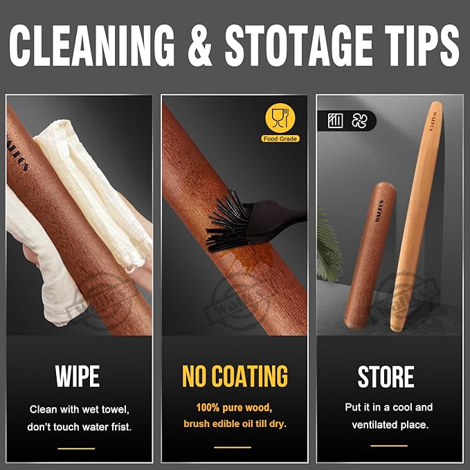Walfos French Rolling Pin Set - Image 8