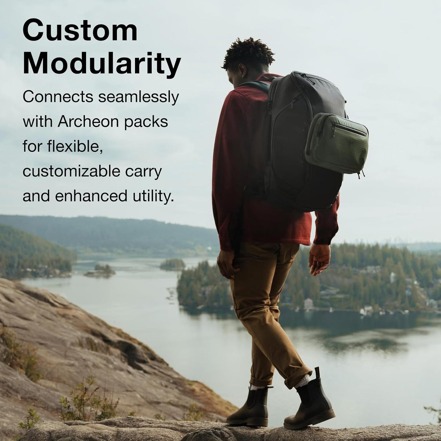 Osprey Archeon 24L Unisex Backpacking Backpack, Black