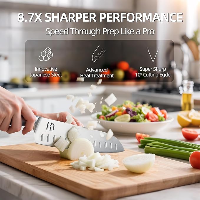 KnifeSaga Knife Set, Premium Knife Block Set - Image 2
