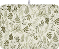 Vintage Botanical Floral Dish Drying Mat by Unknown